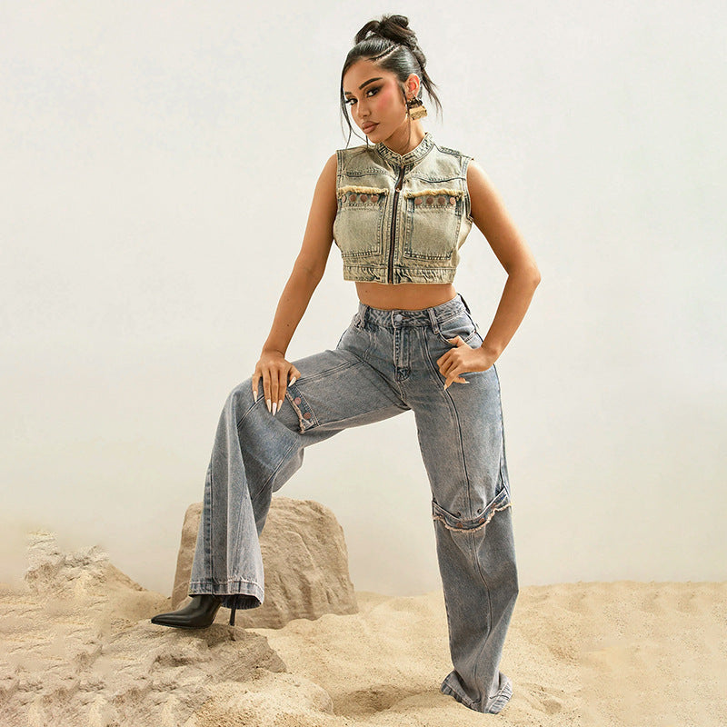 Y2K Vintage Baggy Denim Pants