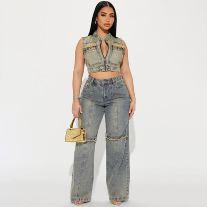Y2K Vintage Baggy Denim Pants