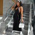 Pure Halter V Neck Midi Dress Backless Sleeveless Bodycon Sexy Streetwear Party Elegant Club 2021 Summer Clothes