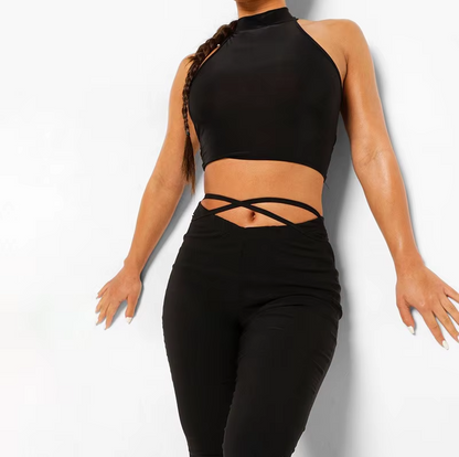Y2K V-Shape Waist Flare Pants Fashion Style Sexy Strechy Trousers Women Lace up High Waist Low Rise Harajuku Solid Full Length